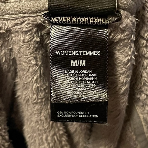 The North Face Silver Full Zip Osito 2 Fleece‎ Jacket Size: M - Picture 9 of 11